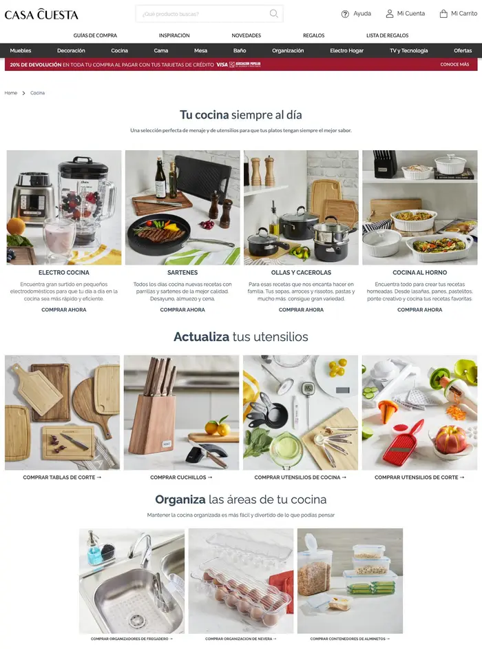 Cocina – Categoría Hub